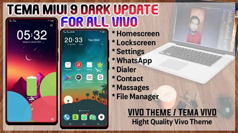 Miui themes collection with official theme store link. TEMA MIUI DARK 9 UPDATE FOR ALL VIVO - YouTube