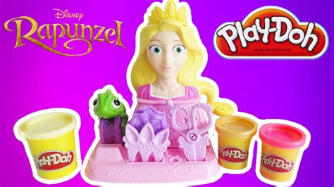 Disney tangled princess rapunzel horse maximus 12 brush hair for toddler doll. Play-Doh Disney Princess Rapunzel Hair Designs Set - YouTube