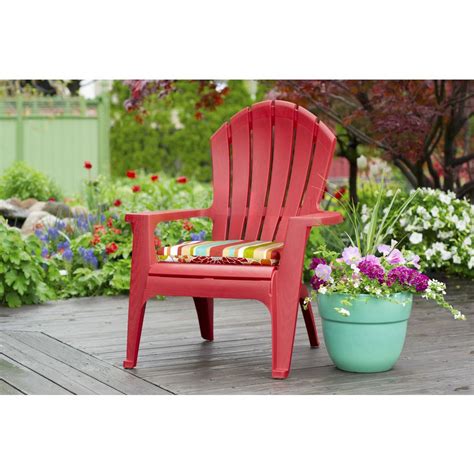 Easy to clean and store. Shop Adams Mfg Corp Red Resin Stackable Casual Adirondack ...