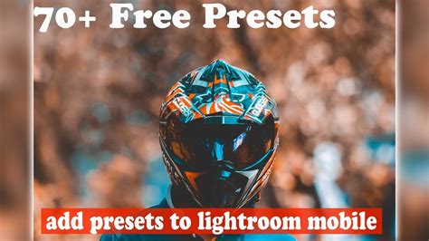 Installing a preset is pretty simple. How To Add and Use Presets To Lightroom cc mobile | With ...