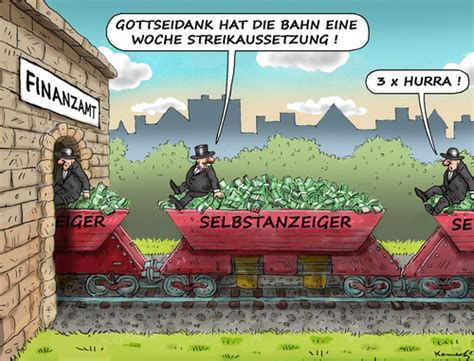 Langsam ist schluss mit lustig. SELBSTANZEIGER By marian kamensky | Business Cartoon ...