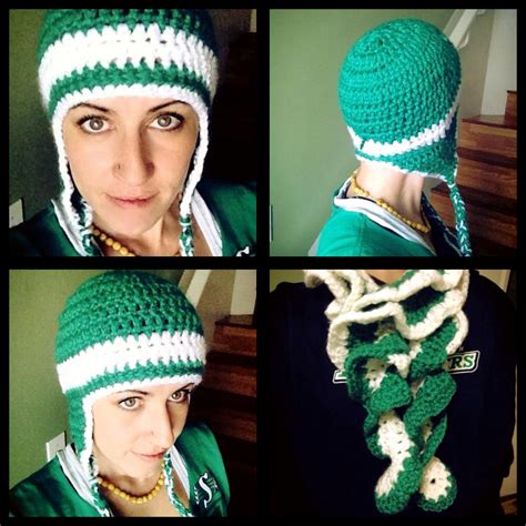 Unlimited space to host images, easy to use image. Saskatchewan Roughriders Green and White Crochet | Crochet ...