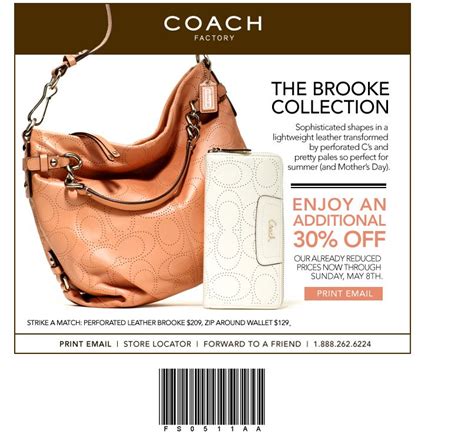 Coach Factory Outlet Canada Save an Extra 30% Through May 8th Printable ...