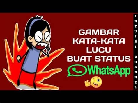 Cukup klik copy dan buat status facebook dengan klik icon pensil, terus tekan lama sampai muncul tempel, nah. Gambar Kata-kata Lucu Buat Status WA - YouTube