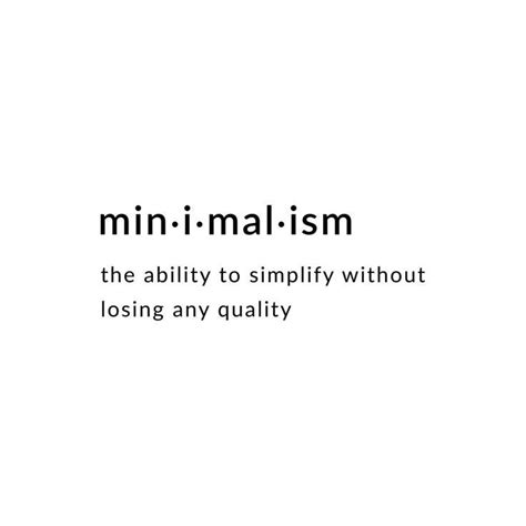 definition of minimalism - the ability to simplify without ...