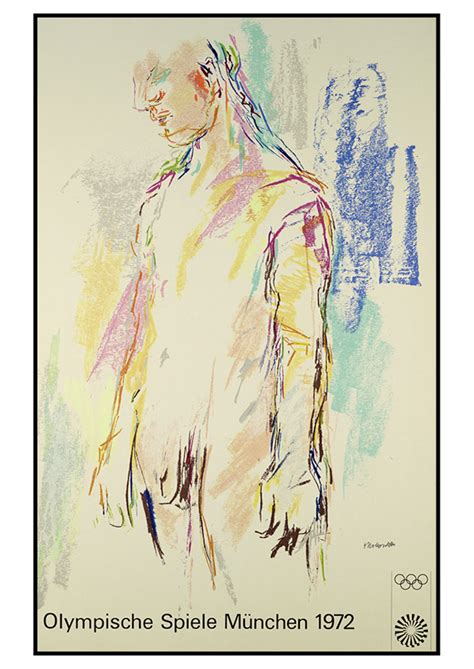 Ik stuur je dan een bevestiging en betaalverzoek. Oskar Kokoschka - 1972 Munich Olympic Games Art Poster ...