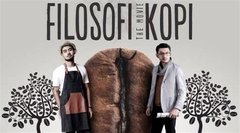 Senyumku tersungging dengan sendirinya ketika kutelah men. Rio Dewanto Berpenampilan Misterius di Poster Karakter 'Filosofi Kopi'