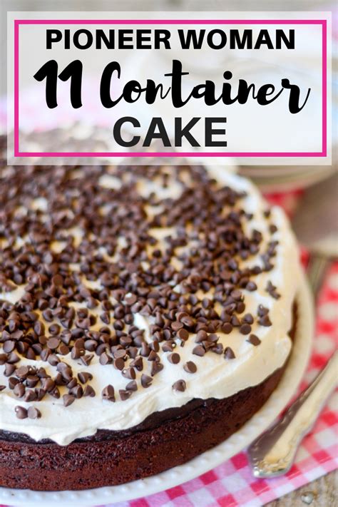 This search takes into account your taste preferences. Pioneer Woman 11 Container Chocolate Cake | Recipe (With ...
