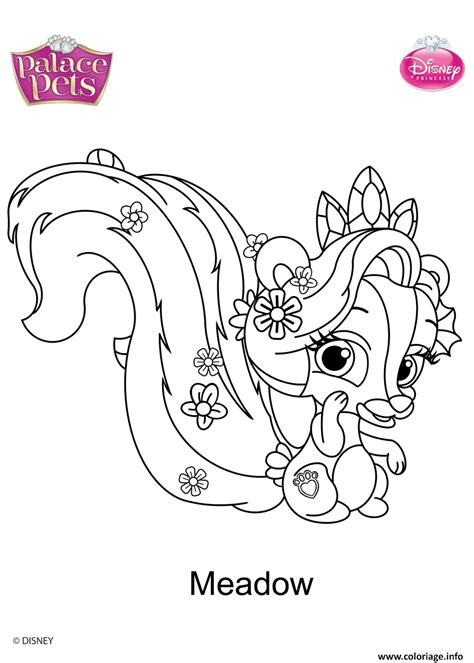 Search images from huge database containing over 620,000 coloring we have collected 37+ princess palace pets coloring page images of various designs for you to color. Coloriage Palace Pets Meadow Disney Dessin Palace Pets à ...