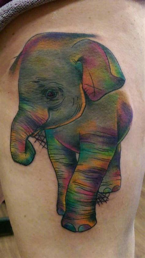 Mad, hatter tattoo, tattoo, pinterest. Elephant watercolour tattoo Mad tatters tattoo shop ...