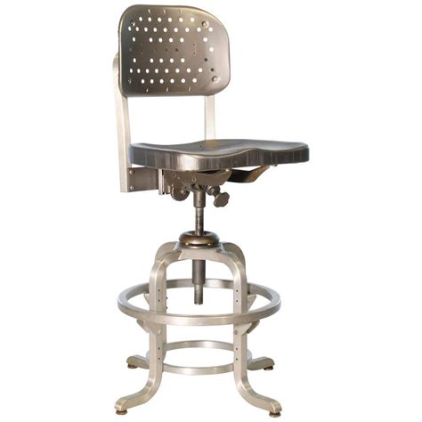 Product titlemodway veer drafting chair, multiple colors. Vintage Industrial GoodForm Adjustable Drafting Stool with ...