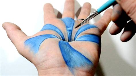 All you need is a pencil and something to draw on, and you can create something really magical. Trick Art on Hand - Cool 3D Hole Optical Illusion - YouTube