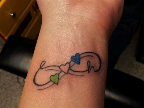 Wrist female tattoo designs infinity. To represent the family | Tattoos for daughters, Infinity ...