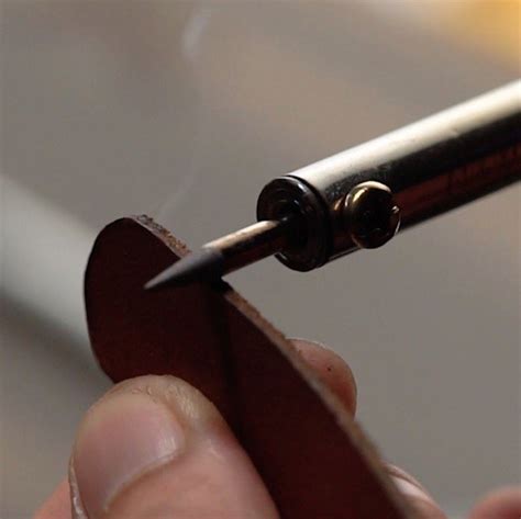 Leather craft electric burnisher polish machine diamond/ebony grinding head set. How to Make Your Own Leather Cable Holder | DIY Projects