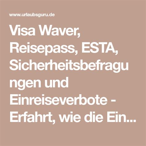 Deutsche staatsbürger benötigen einen bis mindestens zum tag nach der rückreise gültigen maschinenlesbaren reisepass. Einreise in die USA Aktuelle Informationen & Tipps ...