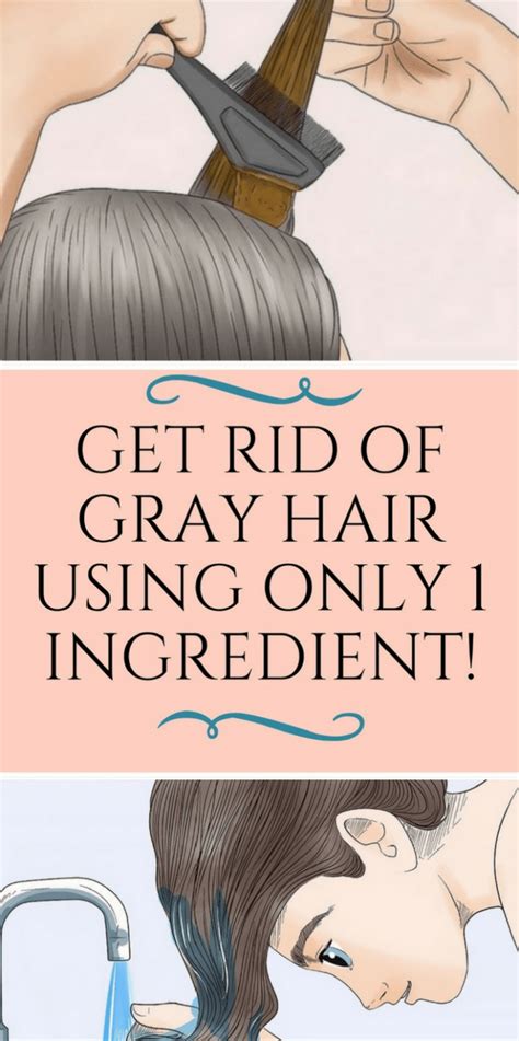 Once the hair starts turning gray, it's only a matter of time before you'll be predicting (accurately) the severity of imminent bad weather based on the amount of pain and the constriction of motion in your left hip or. Get Rid Of Gray Hair Using Only 1 Ingredient!!! (With ...