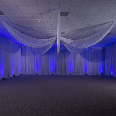 Ceiling draping adds dimension to any elegant affair. 10 Panel Kit - Prefabricated Ceiling Drape Kit - 20ft ...