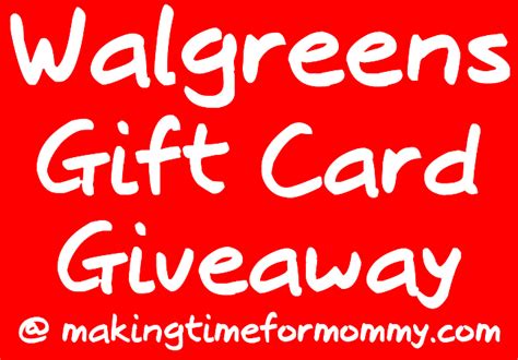 You can also find a variety of different cards on their website. $50 Walgreens Gift Card Giveaway - Making Time for Mommy