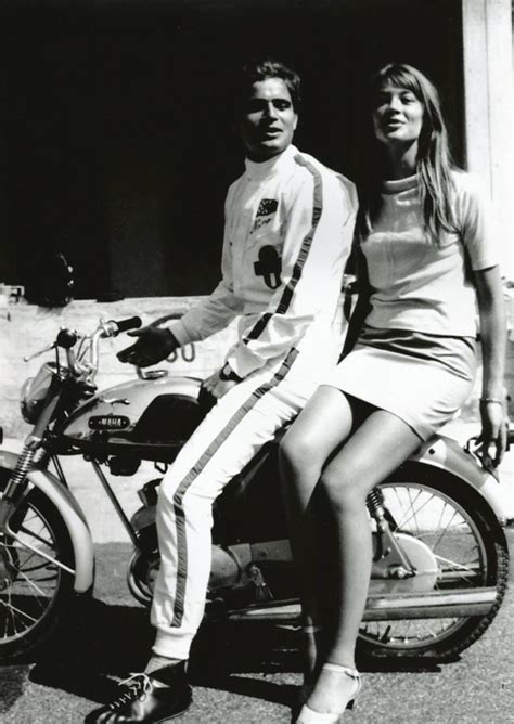 There are only 50 of them. Françoise Hardy and Antonio Sabato, Grand Prix, 1966 ...