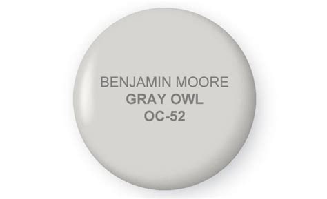 Depending on your decor or trim colors, gray owl will appear lighter or darker and will appear more blue or green. Gray Owl by Benjamin Moore | The Lettered Cottage