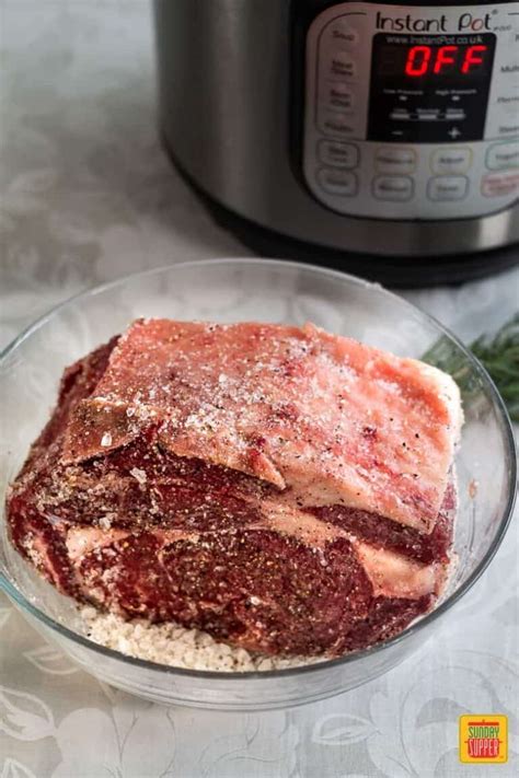 Recipe instant pot bbq brisket. Reverse Sear Instant Pot Prime Rib | Sunday Supper Movement