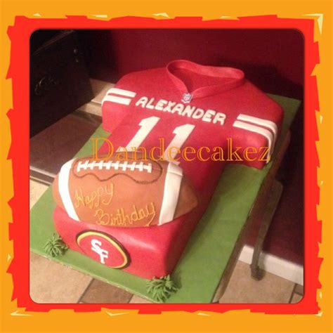 All the best san francisco 49ers gear and collectibles are at the lids 49ers store. San Francisco 49ers Football Jersey Cake | 49ers cake, Birthday surprise party