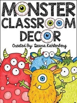 You can also see a preview at my youtube channel: Monster Classroom Decor by Primary Punch | Teachers Pay ...