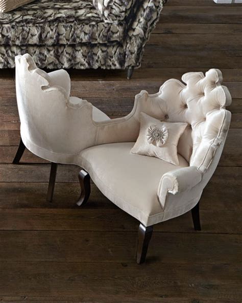 The victorian era love seat. Haute House Isabella Tete-a-Tete Chair