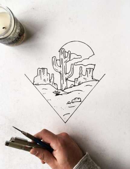 The top of the cactus finally, add a nice blue sky. 43+ Ideas For Tattoo Sleeve Ideas Drawings Patterns # ...