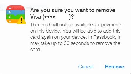 Check spelling or type a new query. How to remotely remove your credit card from Apple Pay