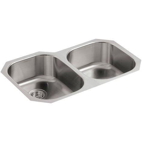 Check spelling or type a new query. KOHLER Undertone Undermount Stainless Steel 31 in. Double ...
