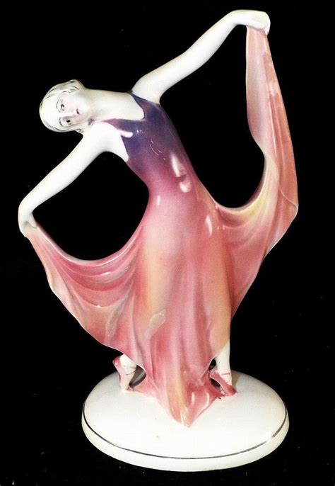 Royal worcester porcelain & china. Rare Art Deco Katzhutte Butterfly Porcelain Figurine of a ...