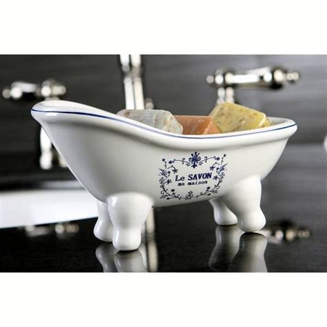 Featuring a bamboo construction in its soothing natural finish, this soap dish is an. Product Image for Kingston Brass Aqua Eden Le Savon 6-Inch ...