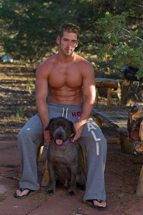 10 things that make men look less masculine! (via good looking shirtless man and his dog | Rob Lang ...