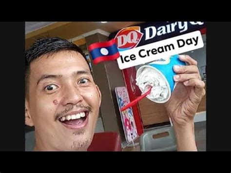 , home made ice cream. DAIRY QUEEN VIENTIANE LAOS || Ice Cream Day || BANDONGZKI ...