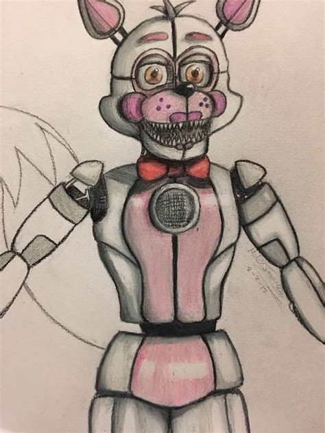 Funtime foxy by thenerdykat on deviantart. Sister Location Funtime Foxy Drawing(my first time using ...
