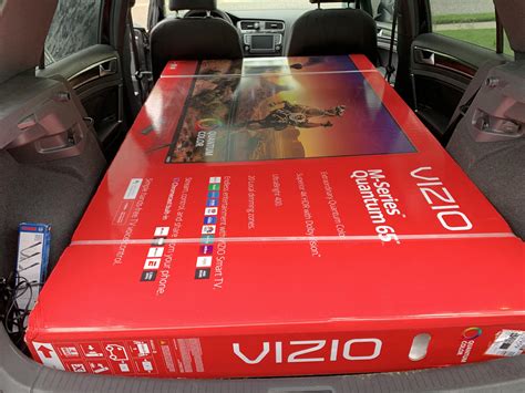 Will a 65 inch TV fit in a Chevy Traverse? 2