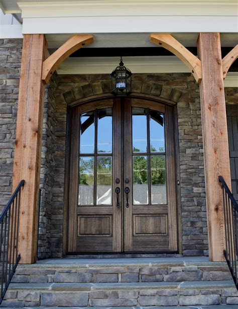 Best exterior doors can be found at thedoorsdepot. Miranda 4 Lite Arch-Top Double Entry Door | Double entry ...