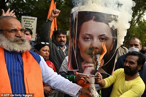 In the tweet, she referred to a toolkit for the farmers and attached a google document with details. Furious Indians burn posters of the eco-campaigner after ...