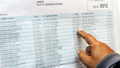 8,60 cm de ancho, por 5,38 cm de alto. Últimos días para realizar reclamos en el padrón electoral