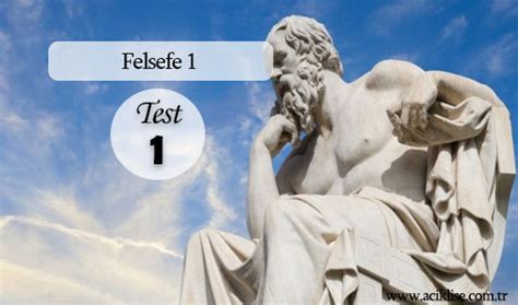Açık lise çıkmış soruları çözelim. Felsefe 1 - Test 1 | Açık Öğretim Lisesi