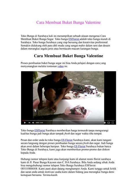 Belajar tutorial membuat buket bunga sederhana. Cara membuat buket bunga valentine (Dengan gambar) | Bunga ...