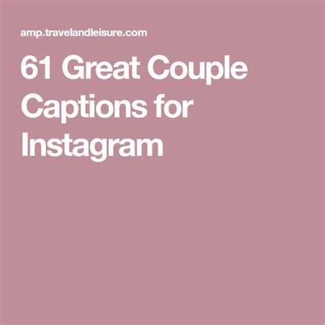 61 Cute Couple Captions for Instagram | Couple instagram ...