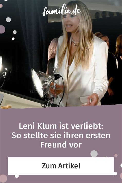 Sie ist offiziell vergeben und will ihren aris nicht mehr länger verstecken. Leni Klum ist verliebt: So stellte sie ihren ersten Freund ...