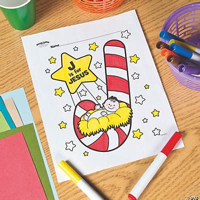 Bargains at these amazingly low prices won't last long! J is for Jesus Free Printable Coloring Page | Oriental Trading