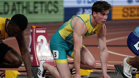 Rohan browning, left, of australia, leads the field in his heat of the men's 100m. Athletics Australia: Rohan Browning on his plan to break ...