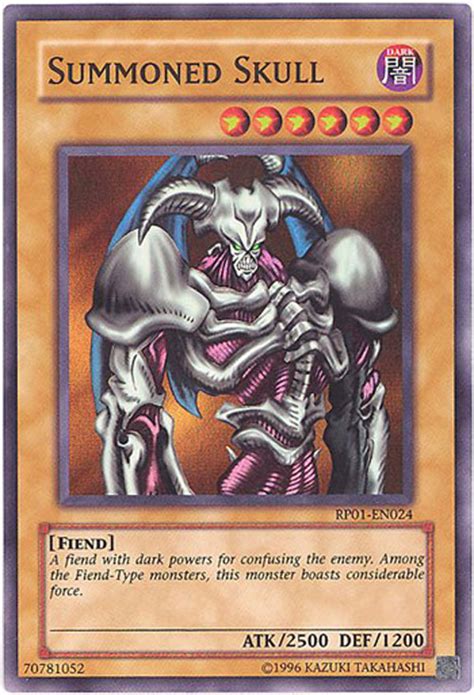 Latest templates including pendulum, link and rush are available. Yu-Gi-Oh Card - RP01-EN024 - SUMMONED SKULL (super rare ...