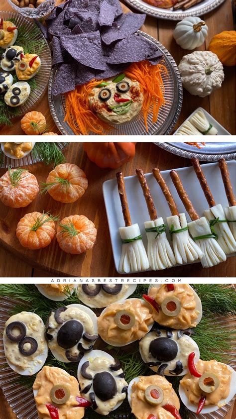 These are the festive appetizers that will please any crowd and get your guests ready for the main. Best Halloween Party Bites - Adriana's Best Recipes