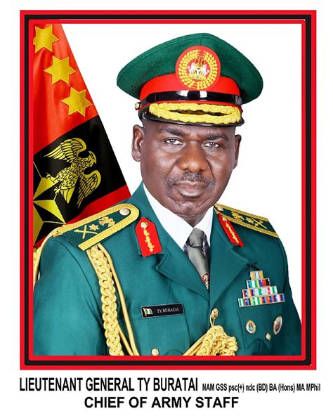 As the highest ranking officer assigned to serve in the department of the army. BREAKING NEWS: CHIEF OF ARMY STAFF, LT GEN TUKUR YUSUF ...