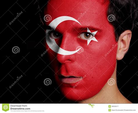 Onderdeel van deze hervormingen was de aanname van een vlag die als nationaal symbool moest dienen. Vlag van Turkije stock afbeelding. Afbeelding bestaande ...